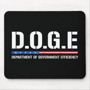 Doge D.o.g.e. Department Of Government Efficiency  Mouse Mat