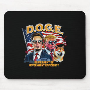 Doge D.o.g.e. Make America Efficient Again Trump D Mouse Mat
