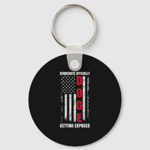 Doge Democrats Officially Getting Exposed _5  Key Ring