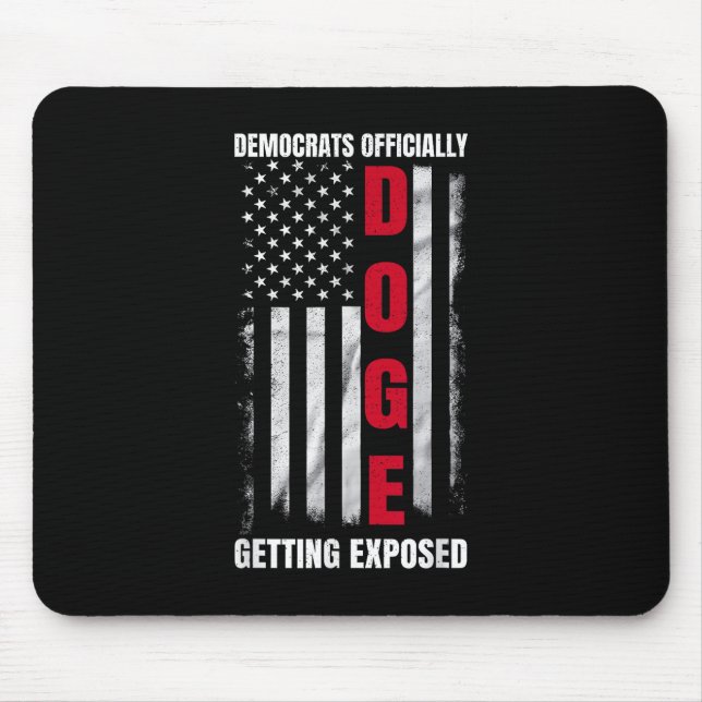 Doge Democrats Officially Getting Exposed _5  Mouse Mat (Front)