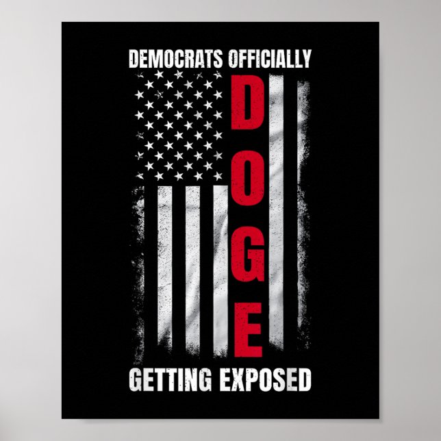 Doge Democrats Officially Getting Exposed _5  Poster (Front)