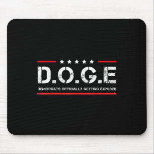 Doge Democrats Officially Getting Exposed - Funny Mouse Mat