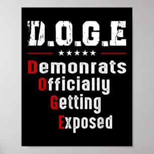 Doge Democrats Officially Getting Exposed Poster