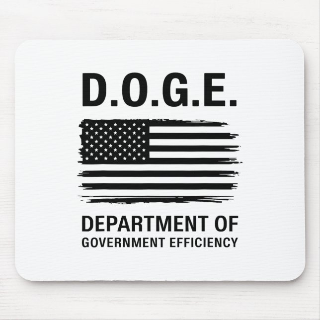 Doge Department Of Government Efficiency 4  Mouse Mat (Front)
