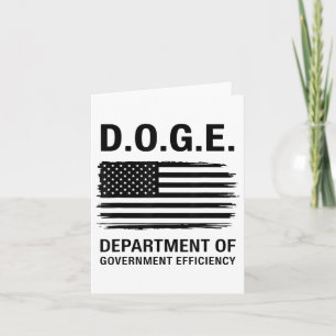 Doge Department Of Government Efficiency Card