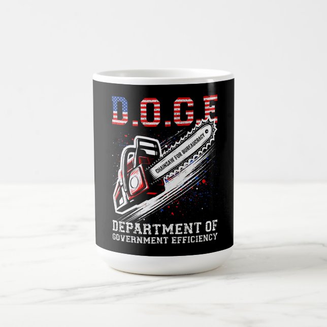 DOGE Department Of Government Efficiency Coffee Mug (Center)
