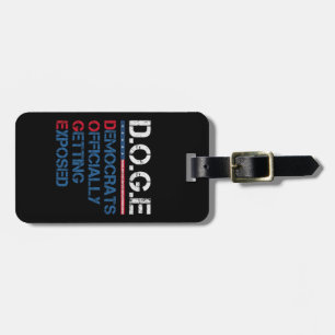 DOGE Department Of Government Efficiency Luggage Tag