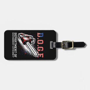 DOGE Department Of Government Efficiency Luggage Tag