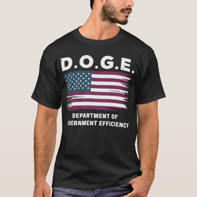 DOGE Department of Government Efficiency T-Shirt (Front)