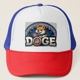 DOGE Department of Government Efficiency Trucker Hat