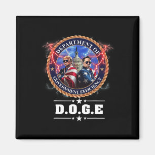 Doge Department Of Government Efficiency Trump 47t Magnet
