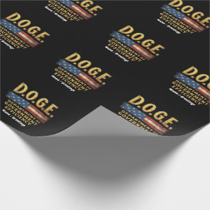 DOGE Department of Government Efficiency  Wrapping Paper