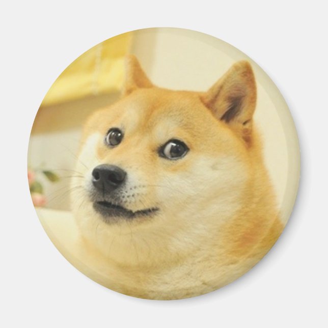 Doge Dog Magnet (Front)