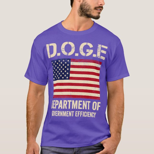 DOGE DOGE Department of Government Efficiency T-Shirt (Front)