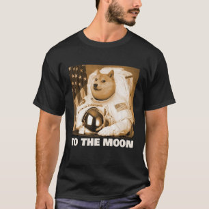 DOGE Dogecoin To The Moon Funny T-Shirt