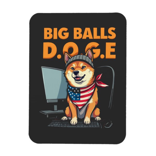 Doge epartment of government Efficiency  Magnet (Vertical)