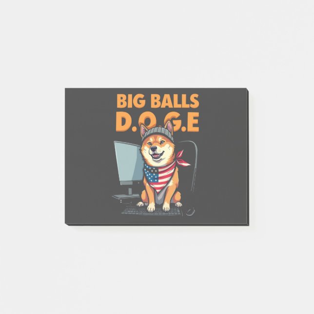 Doge epartment of government Efficiency  Post-it Notes (Front)