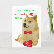 Doge Holiday Card