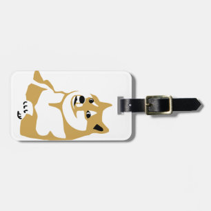 Doge - internet meme luggage tag