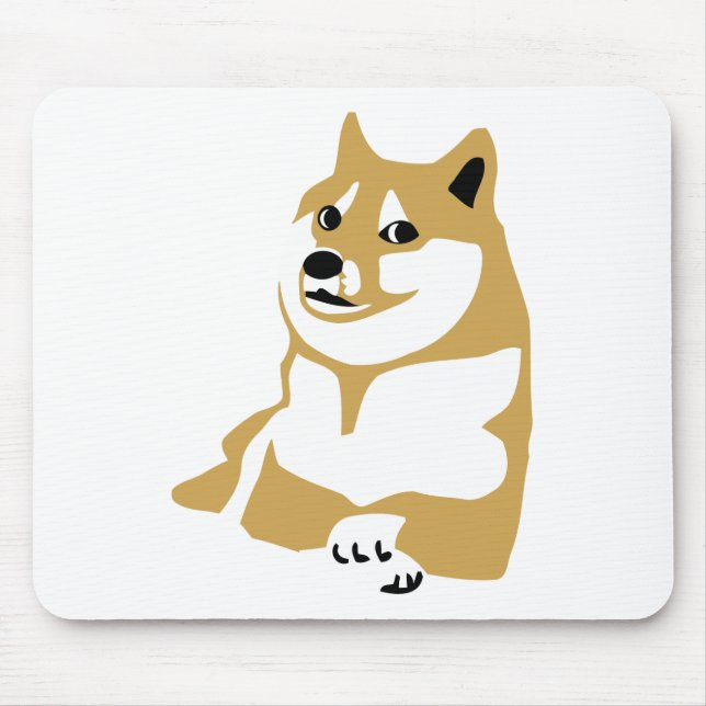 Doge - internet meme mouse mat (Front)