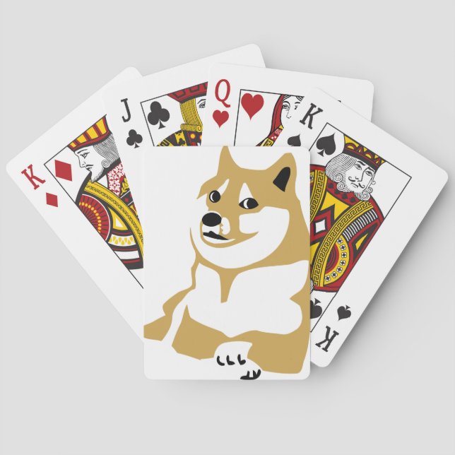 Doge - internet meme playing cards (Back)