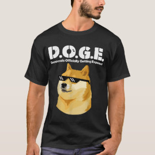 Doge Meme Democrats Officially Getting Exposed D.o T-Shirt