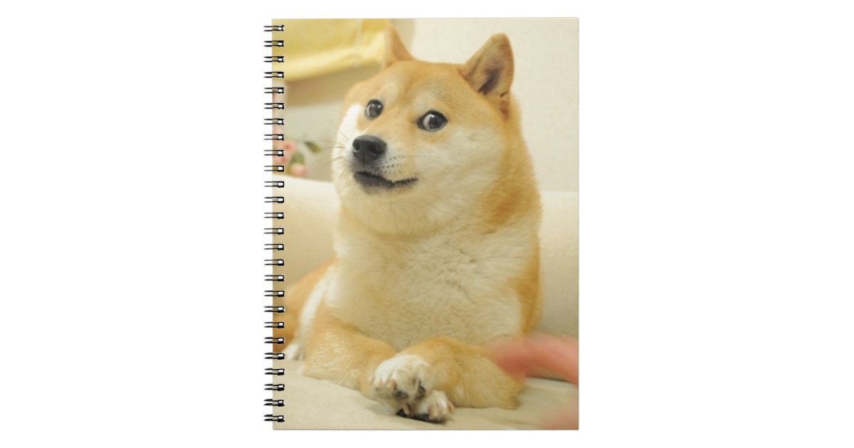 Doge Writing Notes Doge Notebook | Zazzle