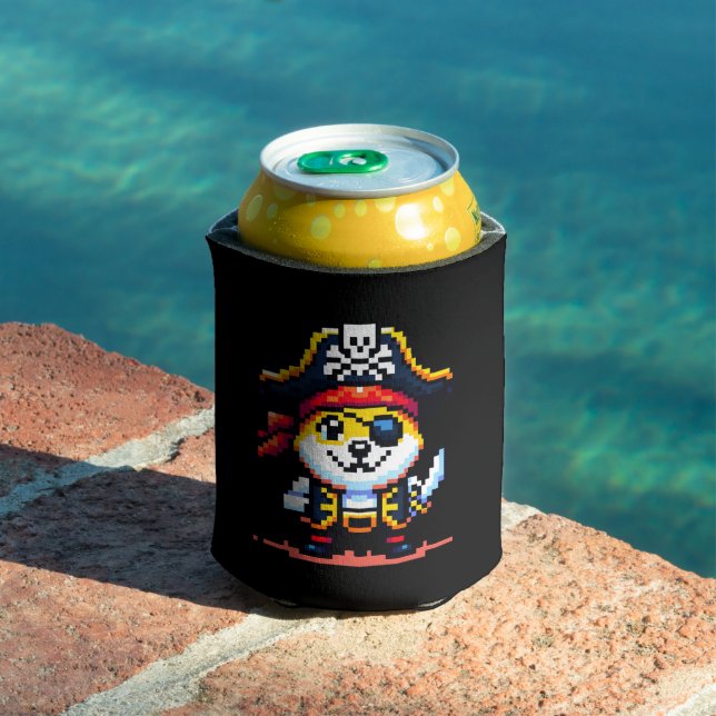 Doge Pirate: 8-Bit Crypto Adventure Can Cooler (In Situ Pool)