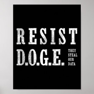 Doge Resist D.o.g.e. Poster