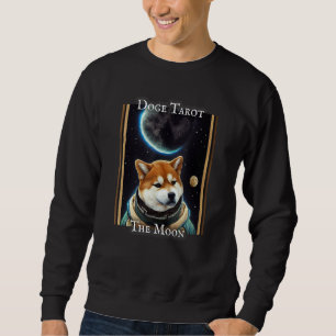 Doge Tarot The Moon  Shiba Inu  Dogecoin HODL Spac Sweatshirt