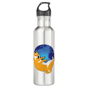 Doge Trolling Firefox Funny Meme 710 Ml Water Bottle