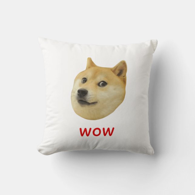 Doge Very Wow Much Dog Such Shiba Shibe Inu Cushion (Front)