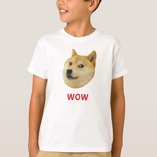 Doge Very Wow Much Dog Such Shiba Shibe Inu T-Shirt (Front)