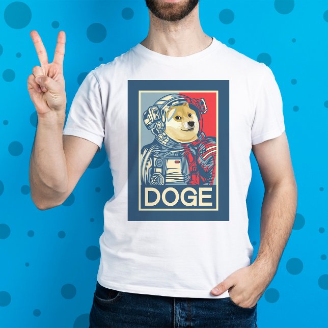 Dogecoin Astronaut Doge To The Moon Crypto Funny T-Shirt (Creator Uploaded)