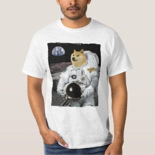 Dogecoin astronaut to the moon T-Shirt
