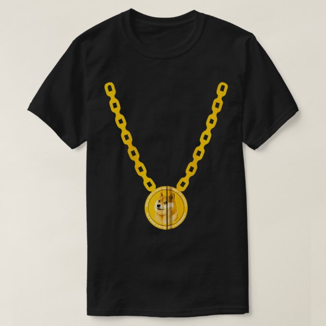 Dogecoin Bling Funny Blockchain HODL Cryptocurrenc T-Shirt (Design Front)