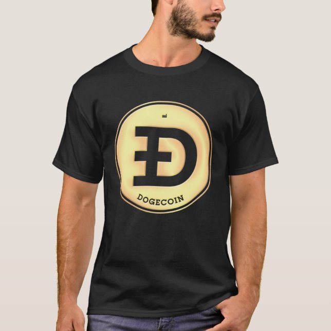 Dogecoin   cute crypto T-Shirt (Front)