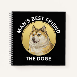 Dogecoin Dog Personalised Notebook