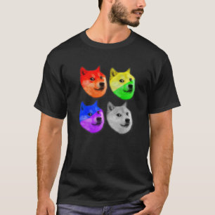 Dogecoin Doge Crypto Top Meme Funny LGBT Flag LGBT