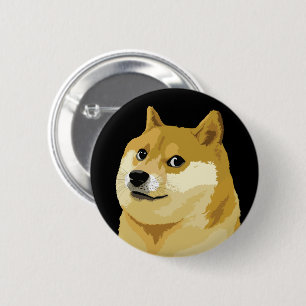 Dogecoin Doge Day To The Moon Stock Market Crypto 6 Cm Round Badge