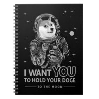 Dogecoin Doge I Want You To The Moon Crypto Funny