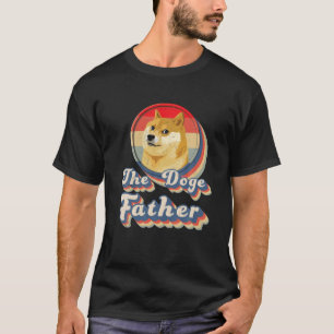 Dogecoin Father's Day Funny Doge Father Crypto T-Shirt