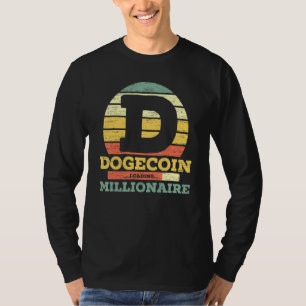 Dogecoin Millionaire Cryptocurrency Holder Day Tra T-Shirt