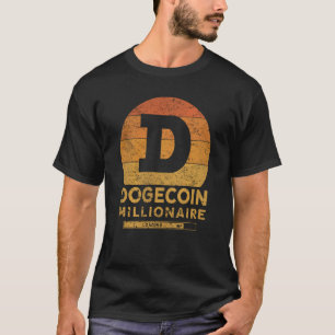 Dogecoin Millionaire Vintage For Dogecoin Miner T-Shirt