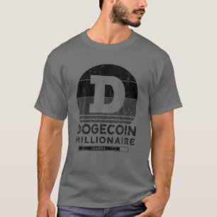 Dogecoin Miner Funny Dogecoin Millionaire Vintage T-Shirt