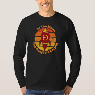 Dogecoin Peoples Currency Vintage Meme Cryptocurre T-Shirt