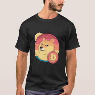 Dogecoin , Retro Doge Coin Crypto Currency Hold Do T-Shirt