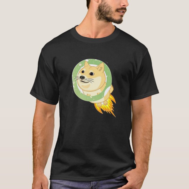 Dogecoin Shert To The Moon Coin Doge Men Women Kid T-Shirt (Front)