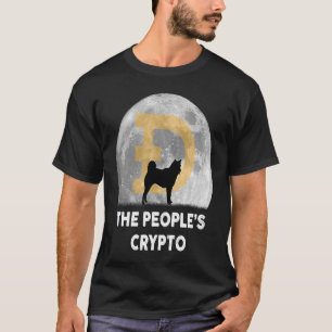 Dogecoin The People's Crypto Doge Moon Cryptocurre T-Shirt