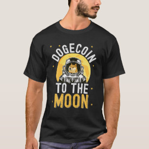 Dogecoin To The Moon - Doge Kids Outer Space Crypt T-Shirt